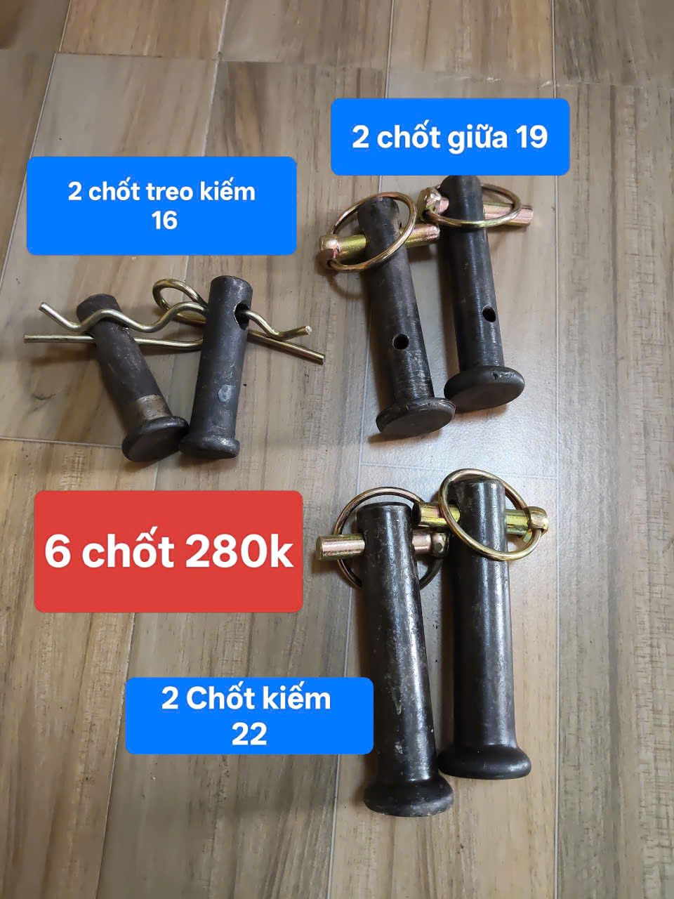 Chốt KTM cho máycày máy kéo kubota yanmar iseki